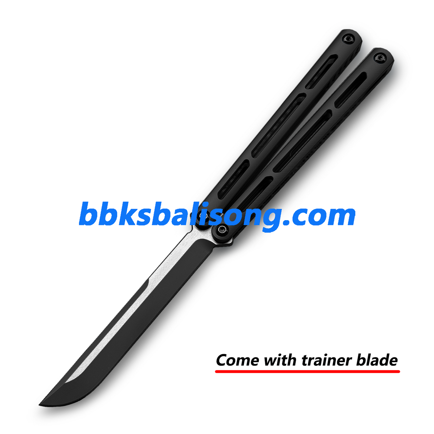 New Baliplus Tsunami V4 Balisong Clone Titanium Handle Bushings System
