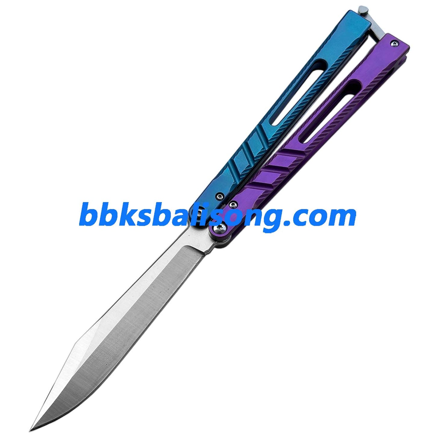 New Theone Channel Alpha Beast (CHAB) V2 Balisong Clone Titanium Handle