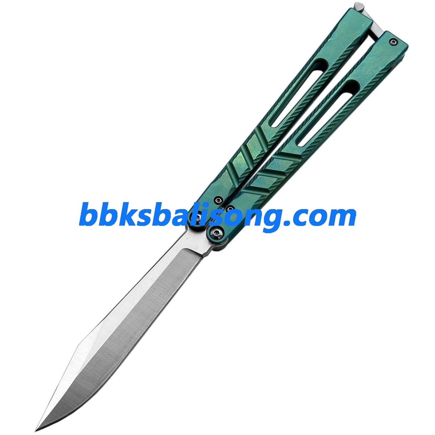 New Theone Channel Alpha Beast (CHAB) V2 Balisong Clone Titanium Handle