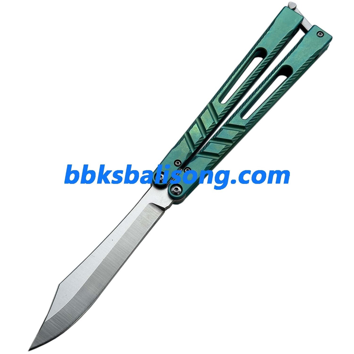 New Theone Channel Alpha Beast (CHAB) V2 Balisong Clone Titanium Handle