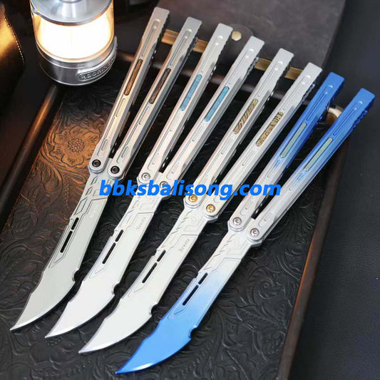 Newera Jinghong Balisong Original Design 7075 Aluminum Handle and Blade