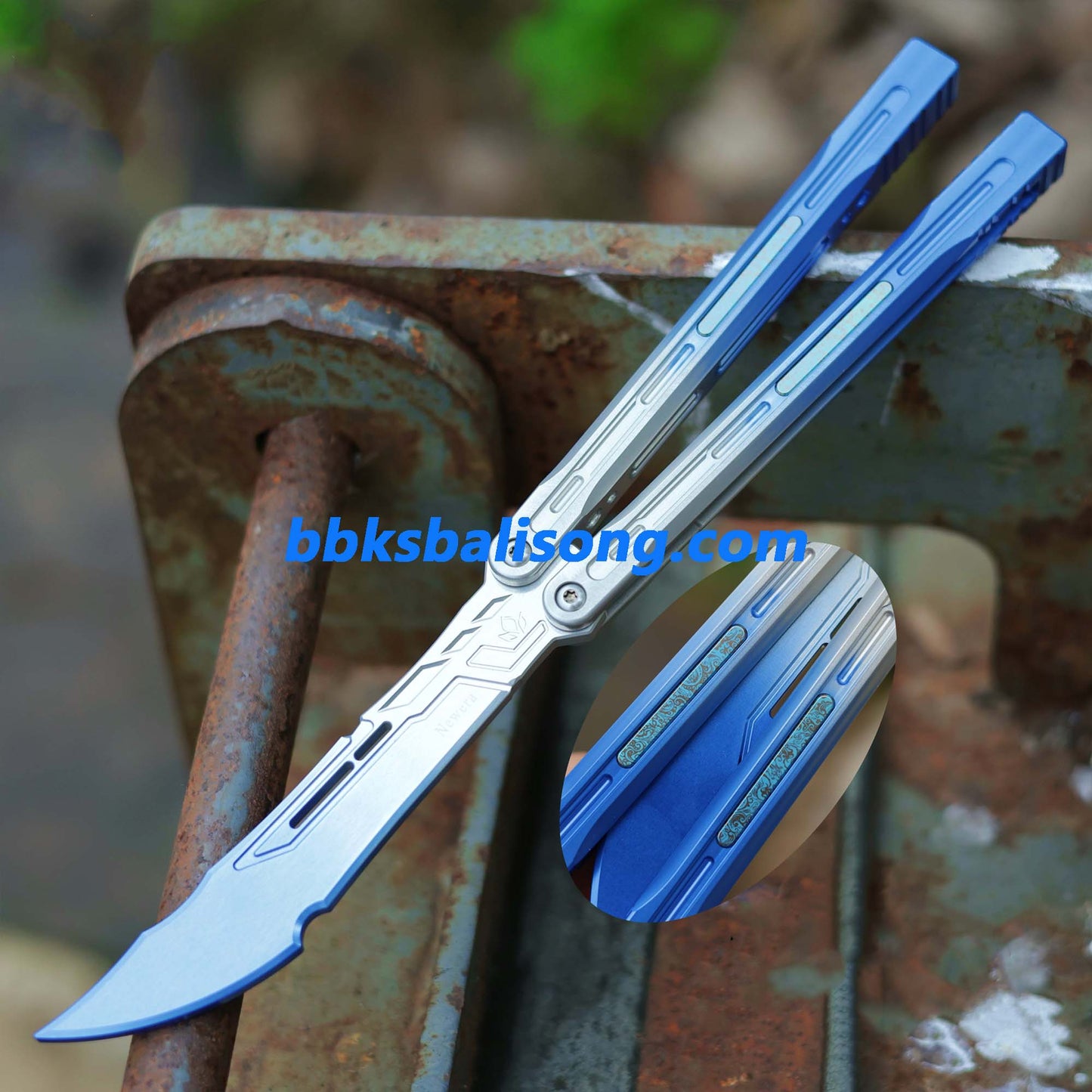 Newera Jinghong Balisong Original Design 7075 Aluminum Handle and Blade