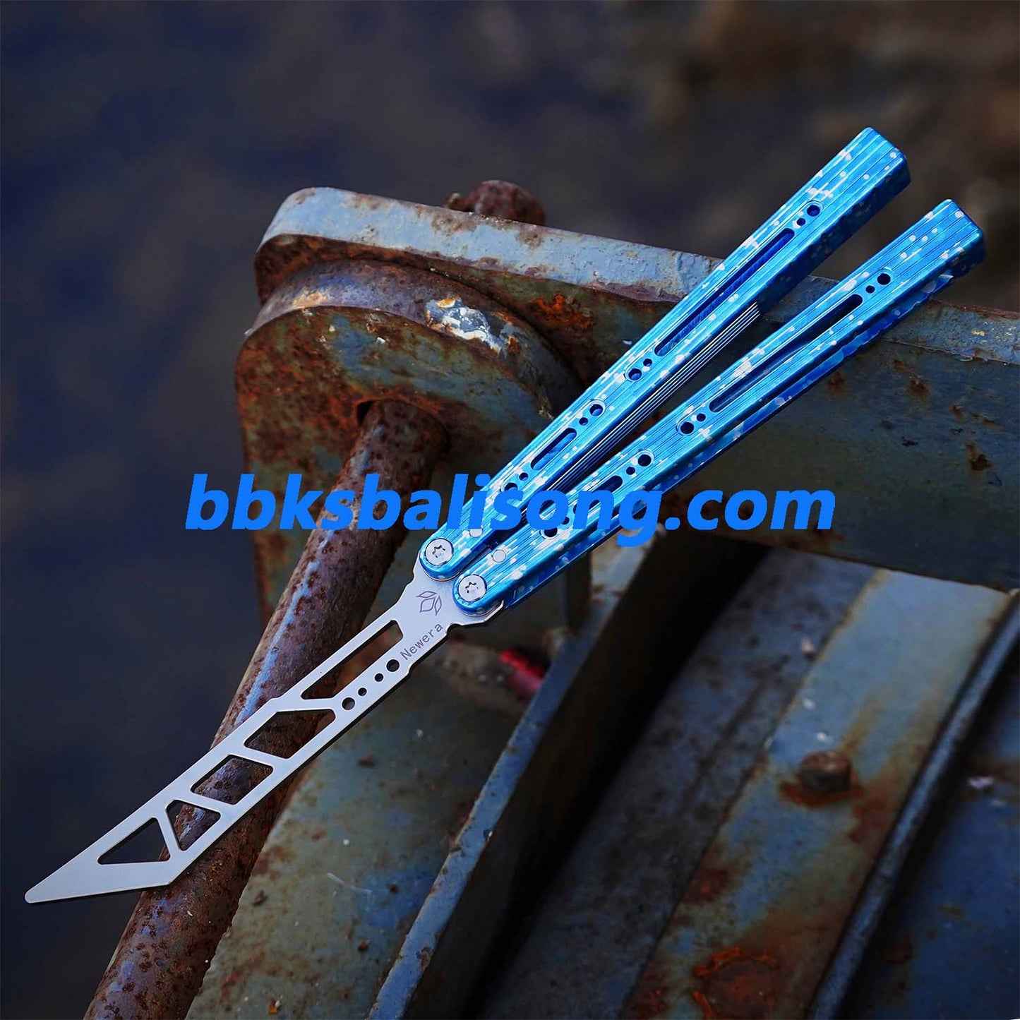 Newera Sunshine Original Balisong 7075 Aluminum Handle Bushing System