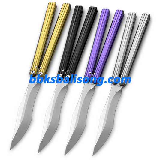 TITAN x Purple Smoke Studio The Tiger V2 Balisong 7075 Aluminum