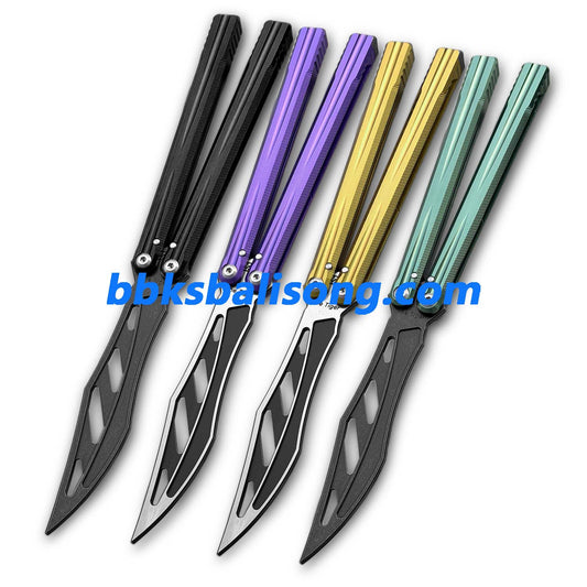 TITAN x Purple Smoke Studio The Tiger V2 Balisong 7075 Aluminum