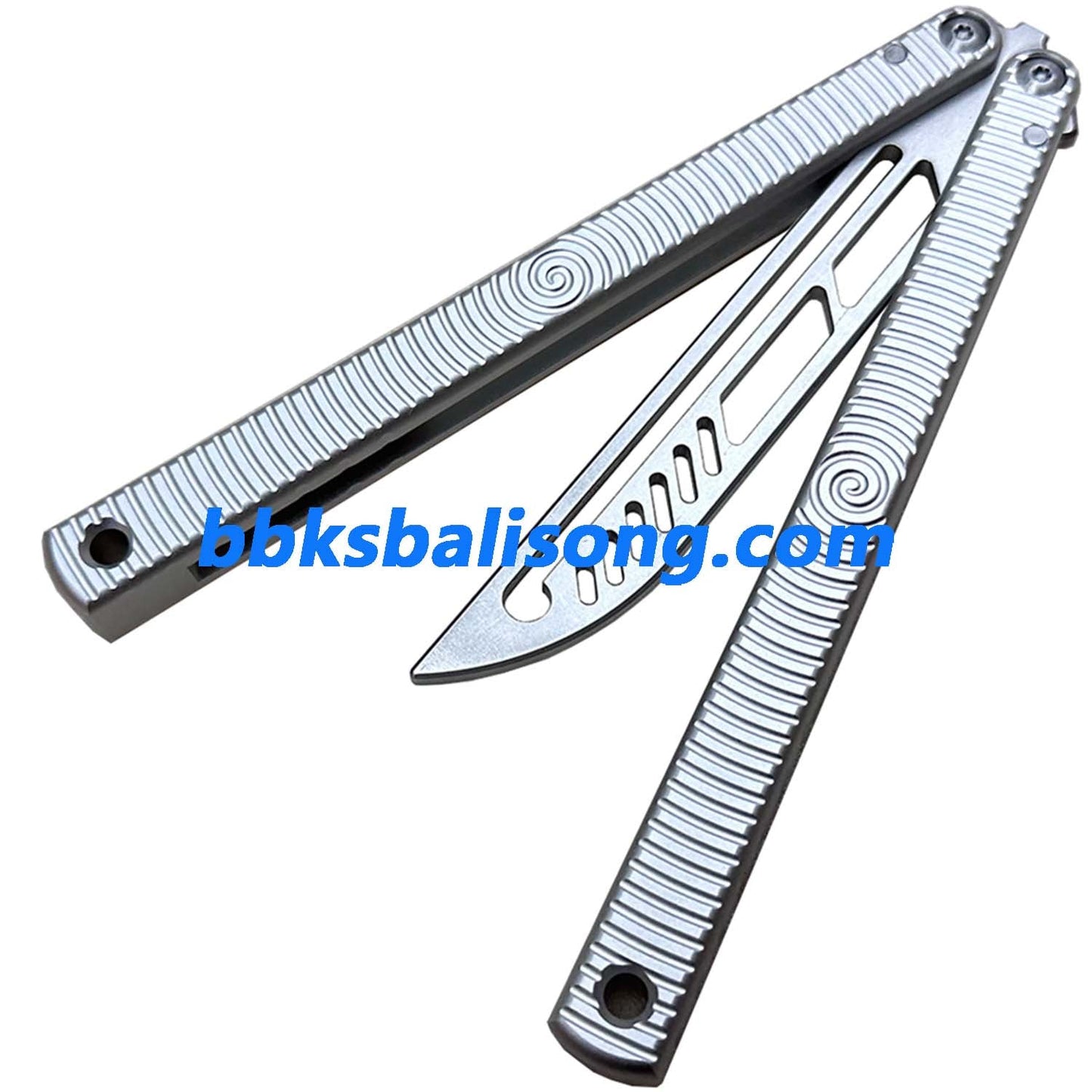 TOUCH TIMES Spiral Kraken V2.5 Balisong Clone 6061 Aluminum Speed Channel handle