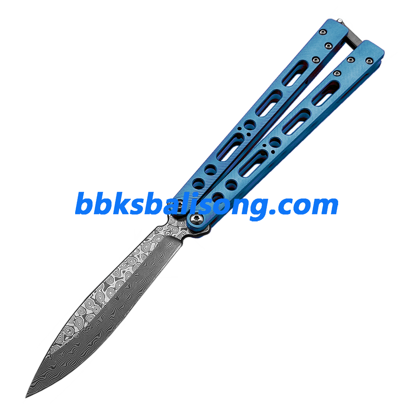 TheOne EX-10 Balisong Clone Titanium Sandwich Handle