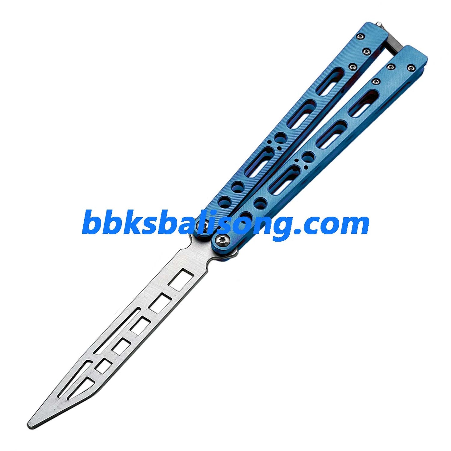 TheOne EX-10 Balisong Clone Titanium Sandwich Handle