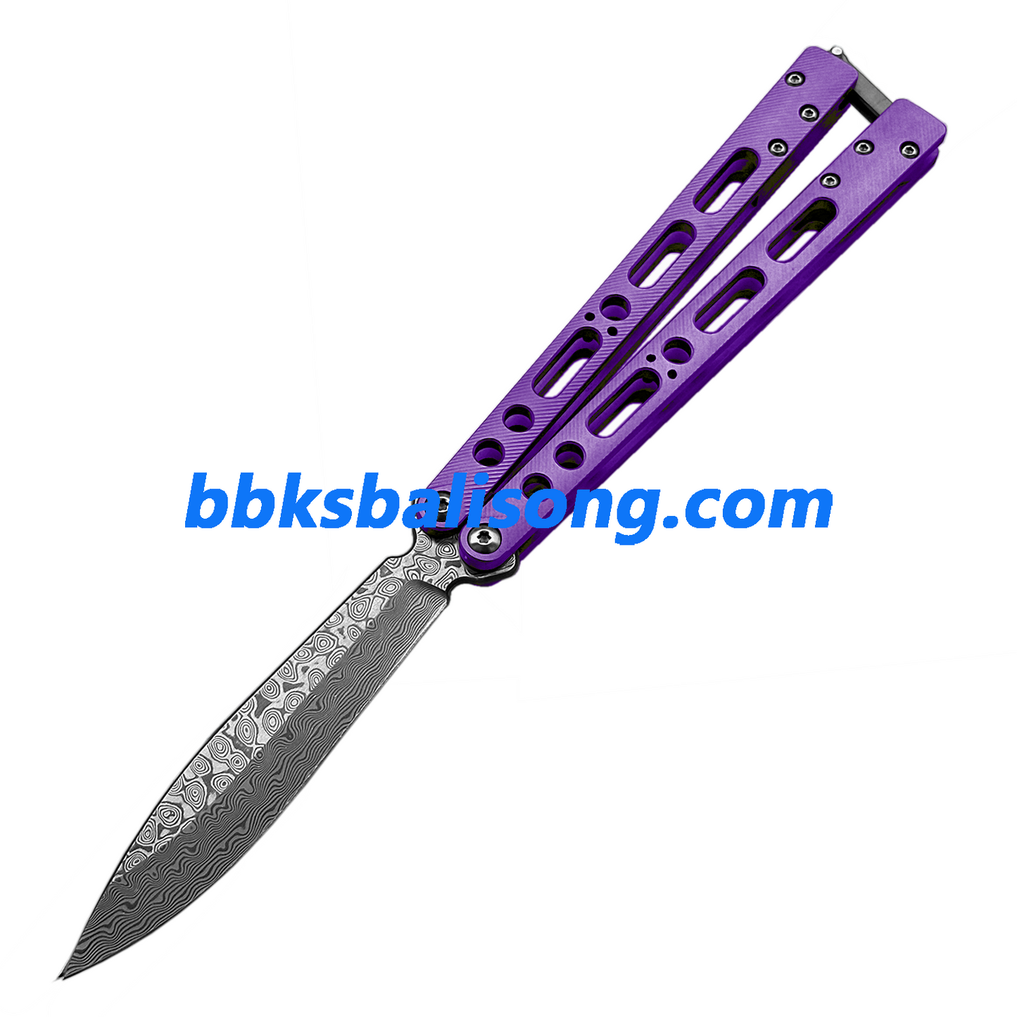 TheOne EX-10 Balisong Clone Titanium Sandwich Handle