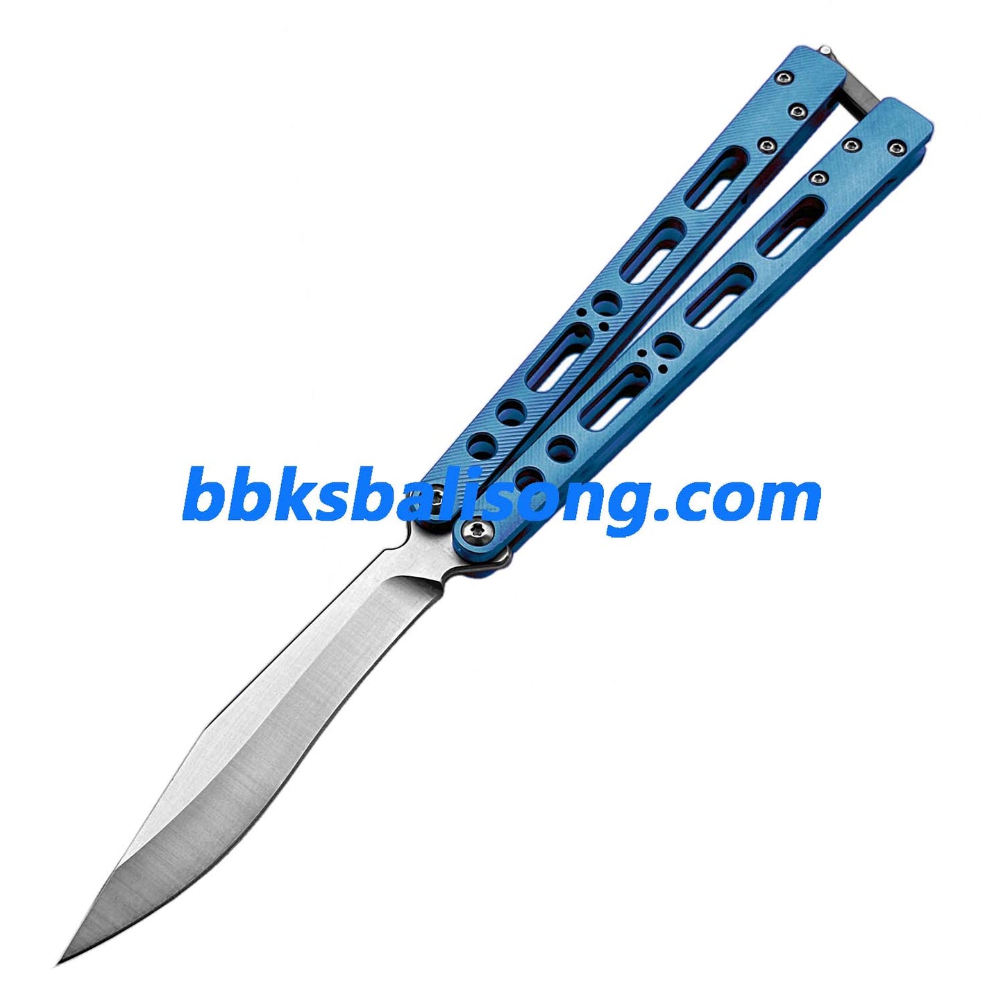 TheOne EX-10 Balisong Clone Titanium Sandwich Handle