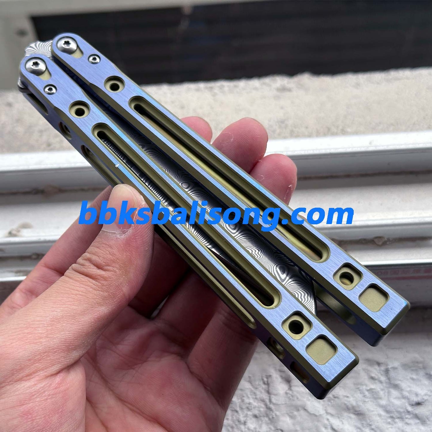 Theone Arctic Fox Balisong Titanium Handle Original Design
