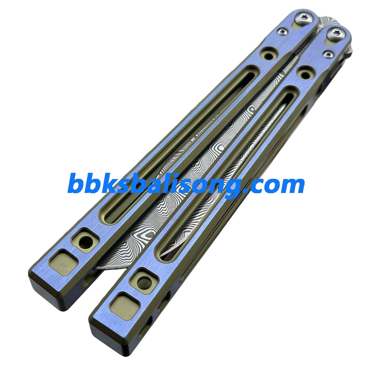 Theone Arctic Fox Balisong Titanium Handle Original Design