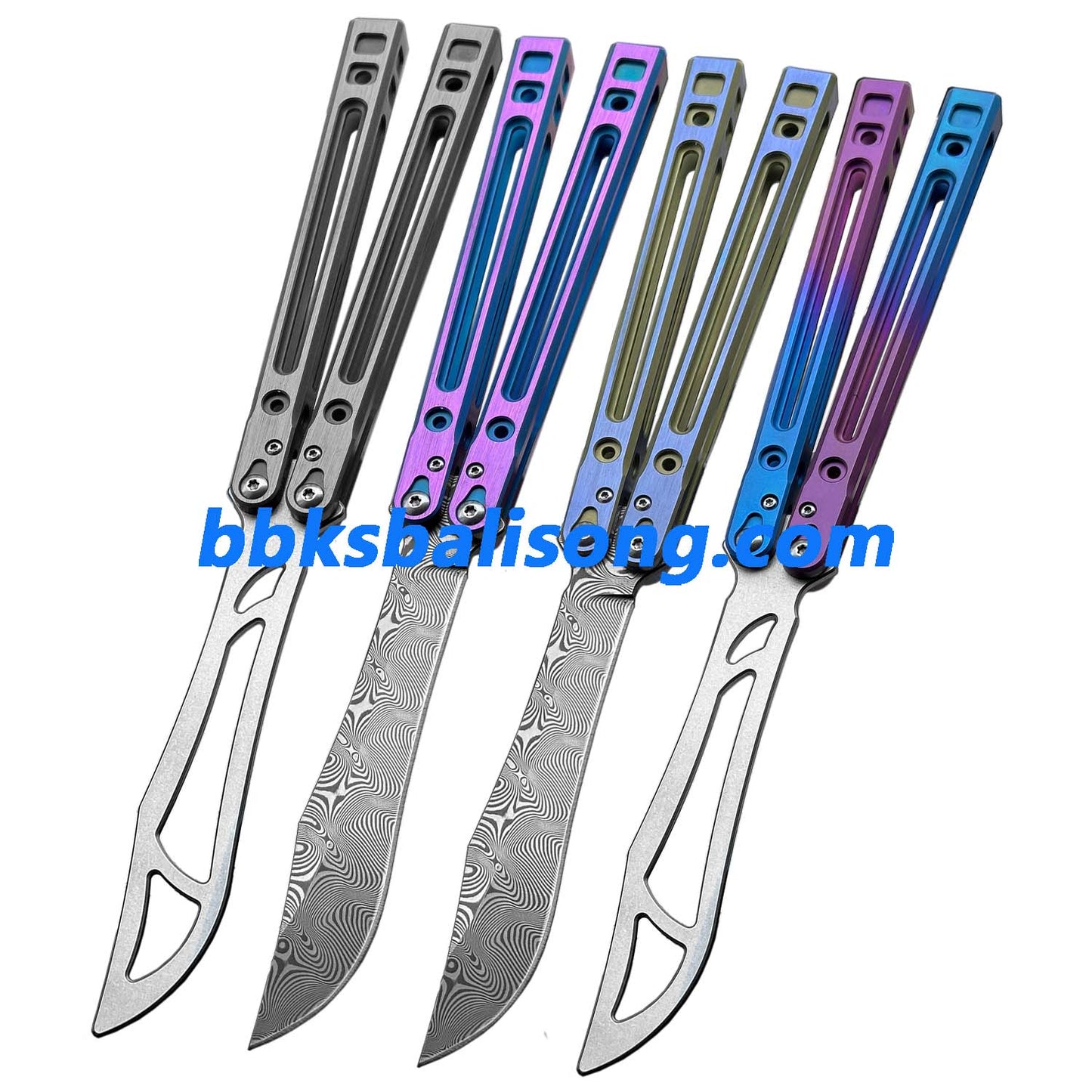 Theone Arctic Fox Balisong Titanium Handle Original Design