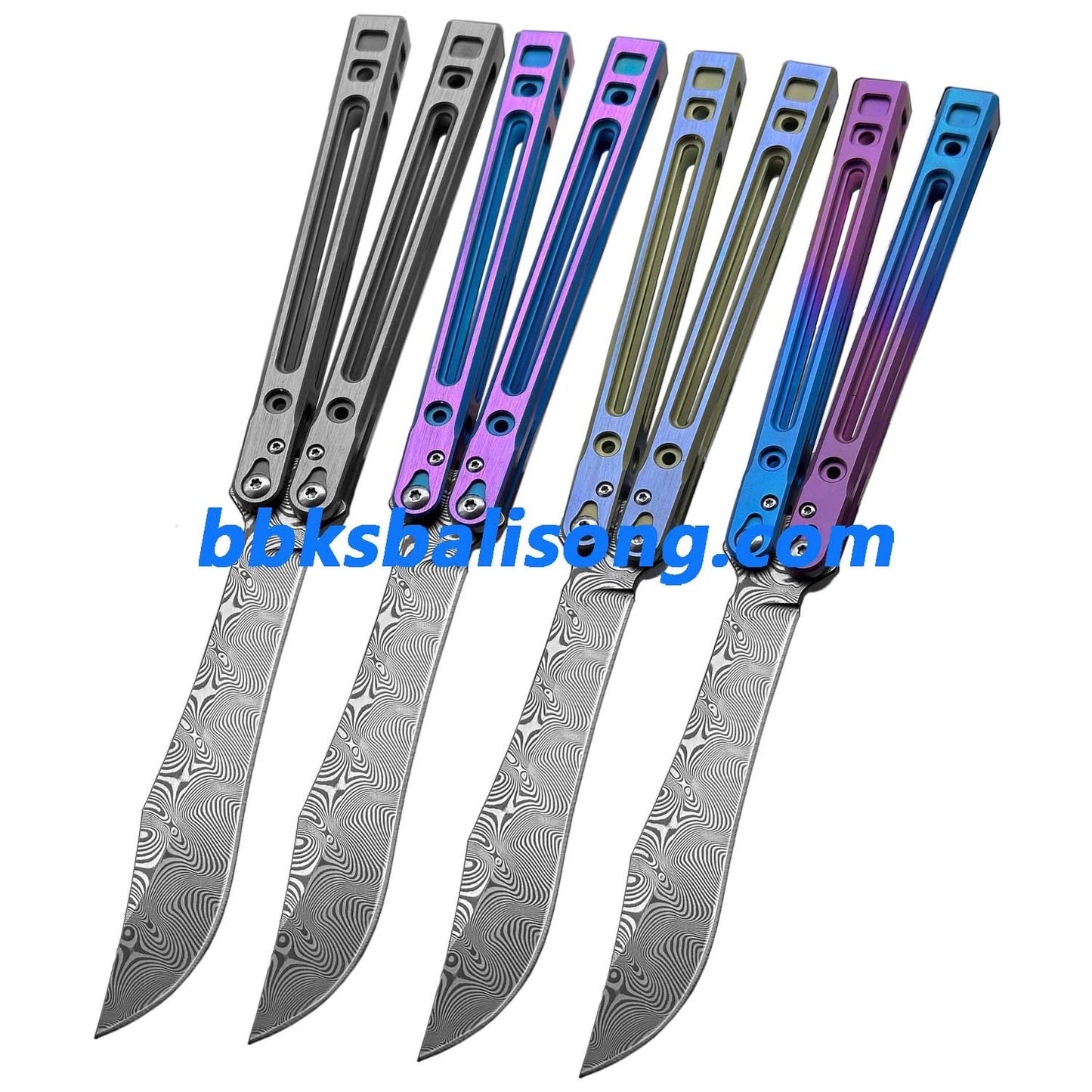 Theone Arctic Fox Balisong Titanium Handle Original Design