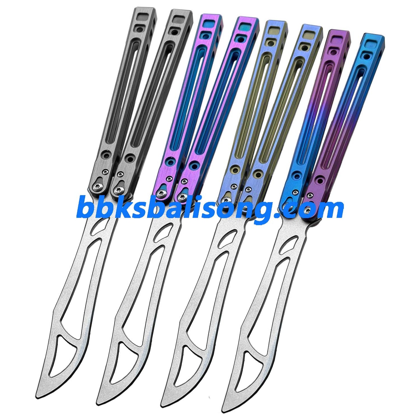 Theone Arctic Fox Balisong Titanium Handle Original Design