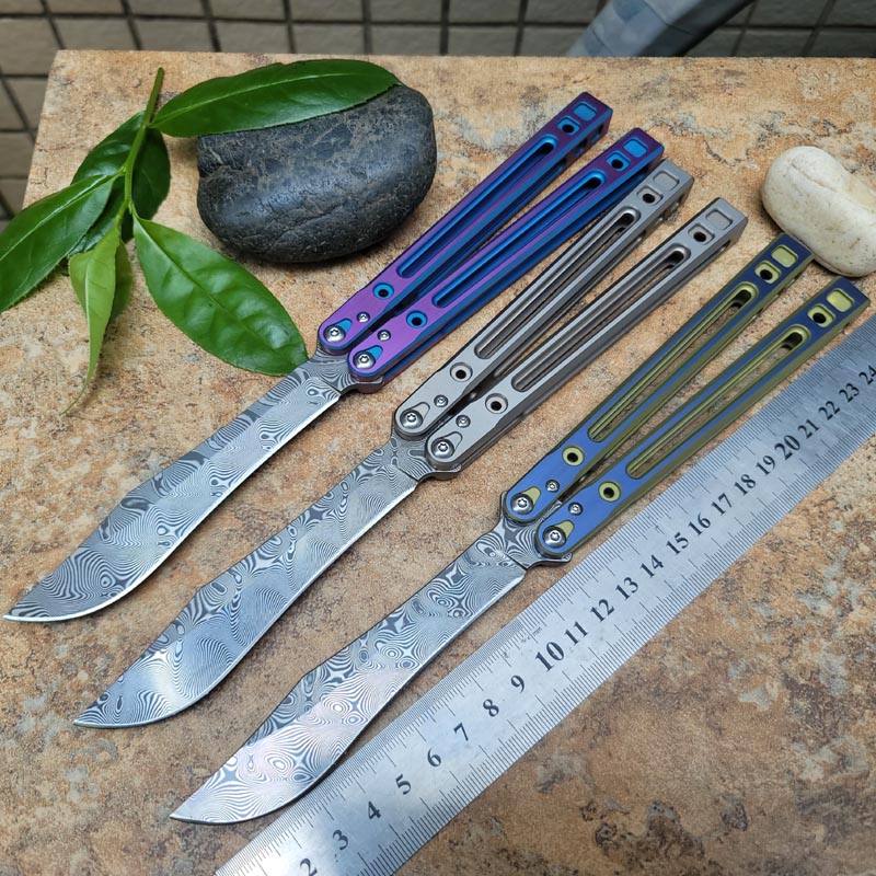Theone Arctic Fox Balisong Titanium Handle Original Design