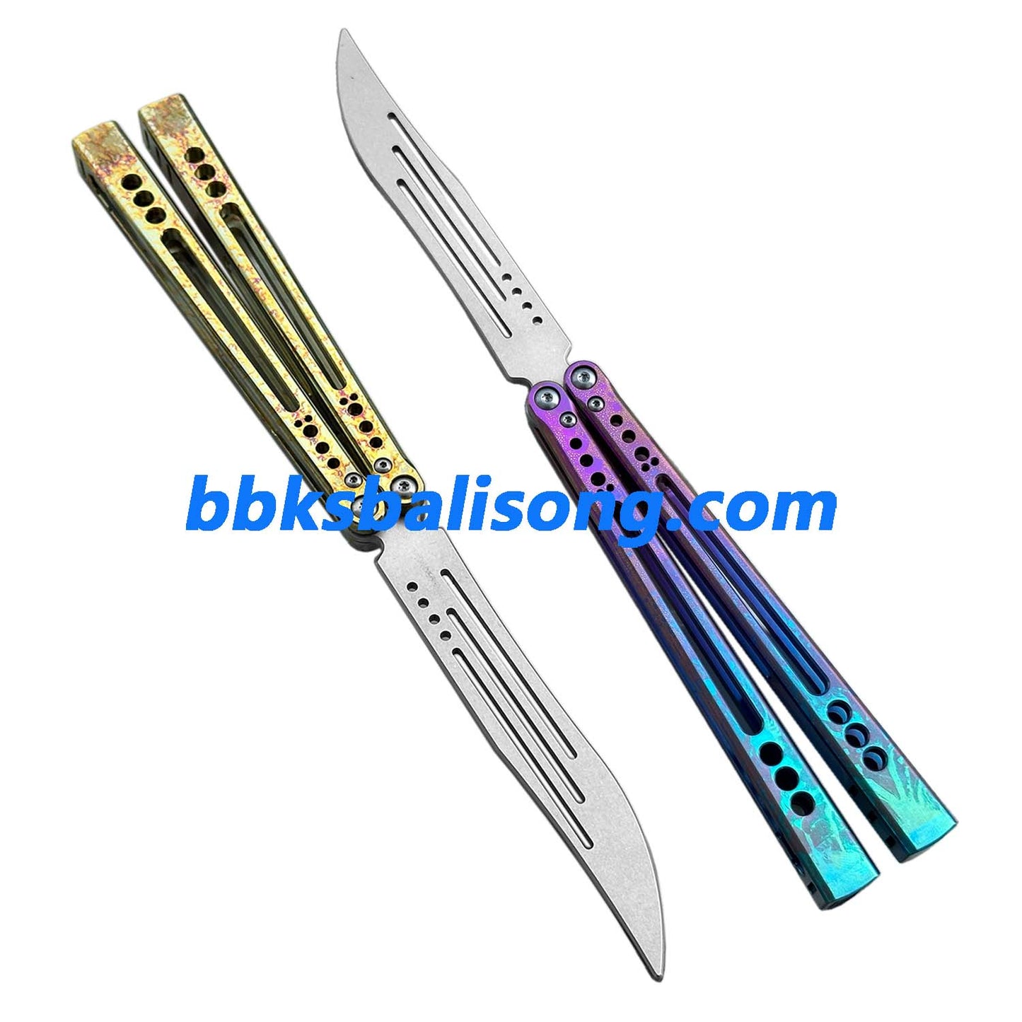 Theone Gale Balisong Clone Titanium Handle