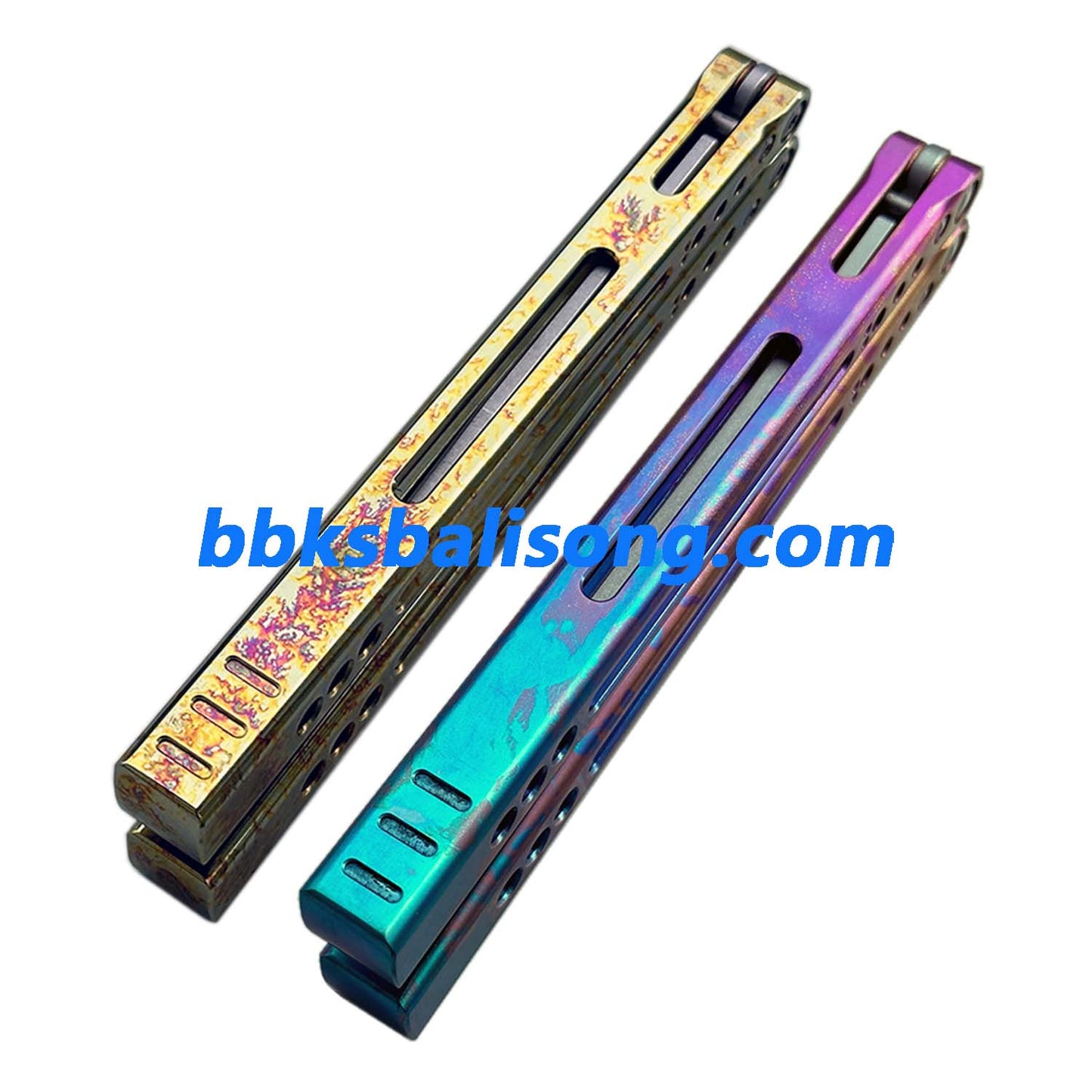 Theone Gale Balisong Clone Titanium Handle