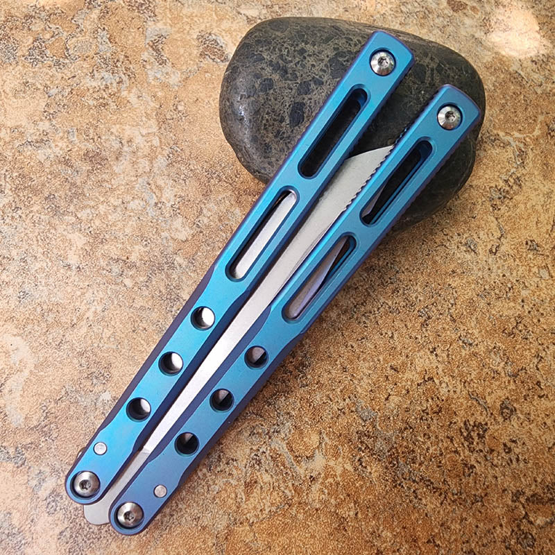 Theone Regime Balisong Clone Titanium Handle