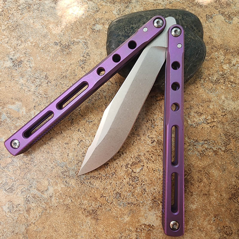 Theone Regime Balisong Clone Titanium Handle