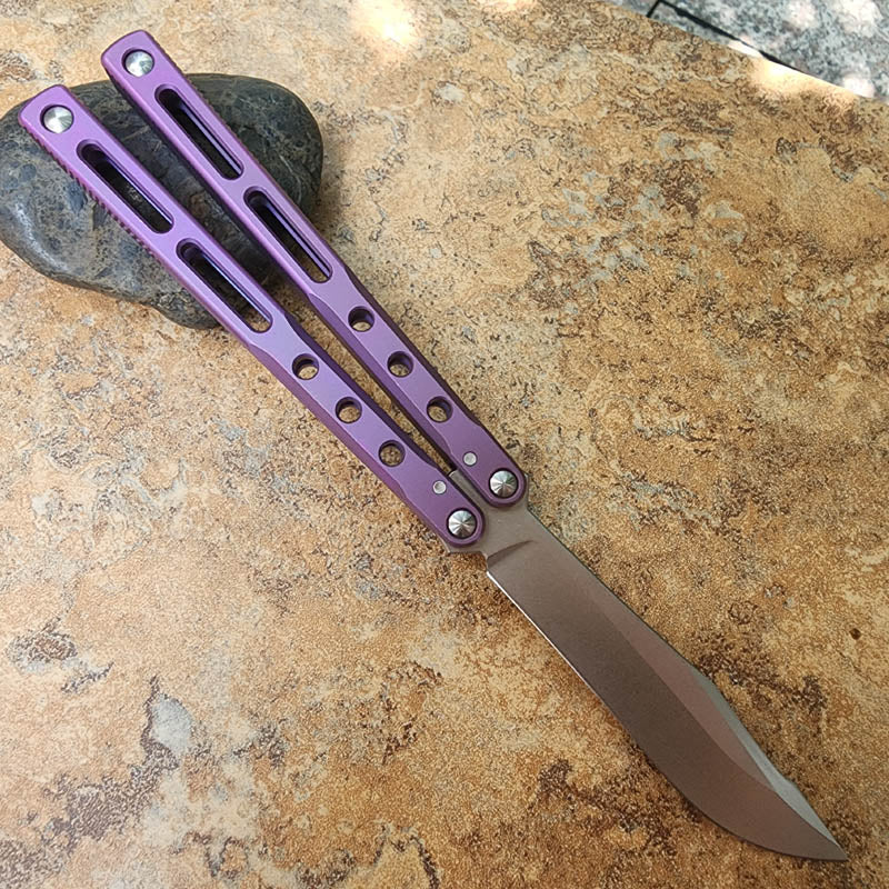 Theone Regime Balisong Clone Titanium Handle