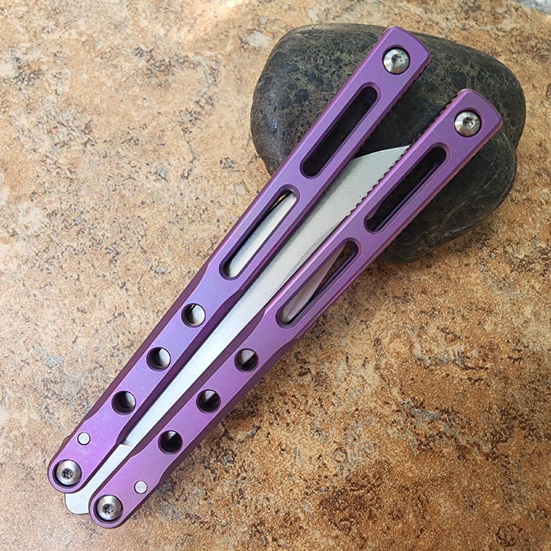 Theone Regime Balisong Clone Titanium Handle