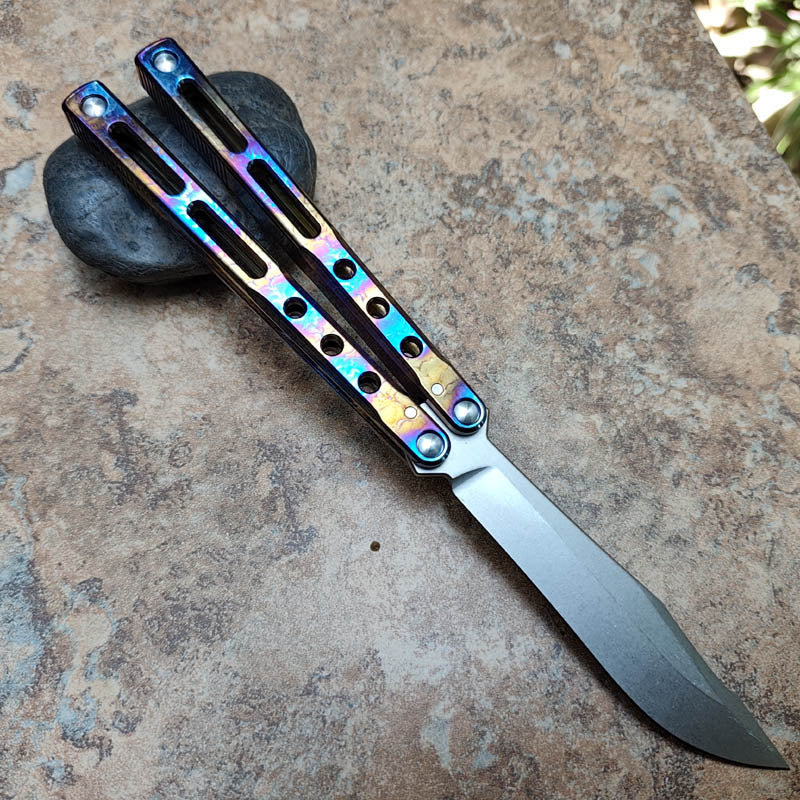 Theone Regime Balisong Clone Titanium Handle