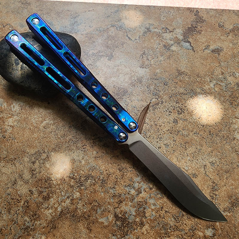 Theone Regime Balisong Clone Titanium Handle