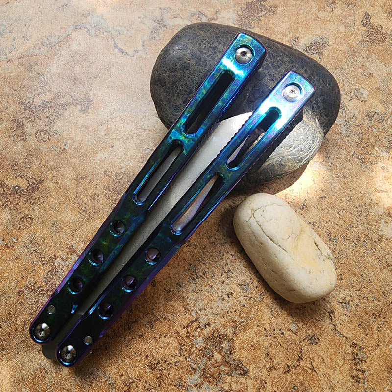 Theone Regime Balisong Clone Titanium Handle