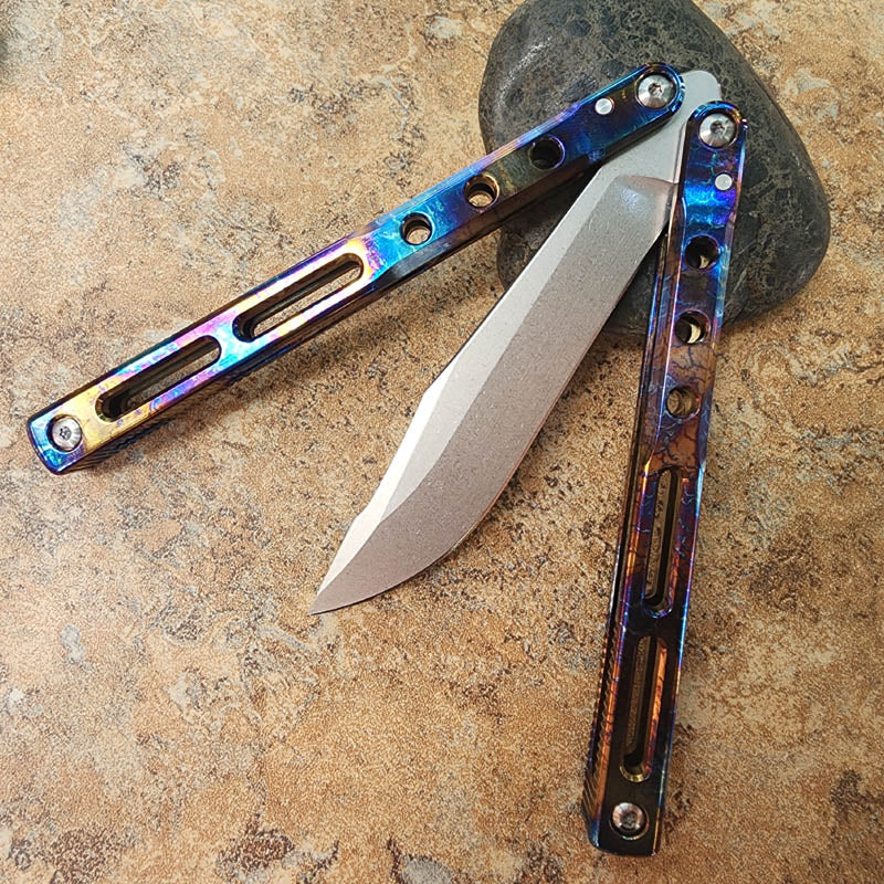 Theone Regime Balisong Clone Titanium Handle