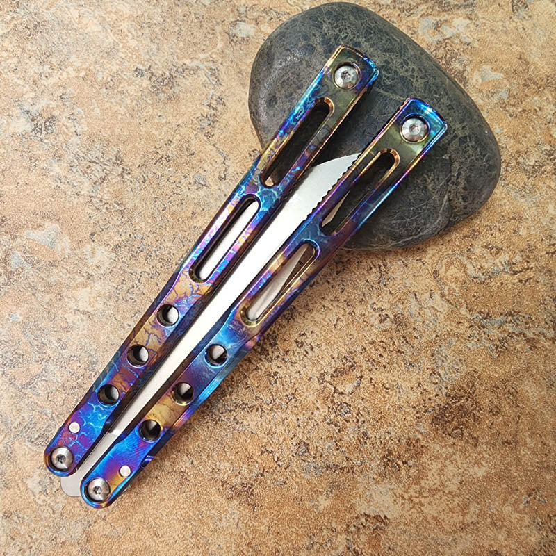 Theone Regime Balisong Clone Titanium Handle