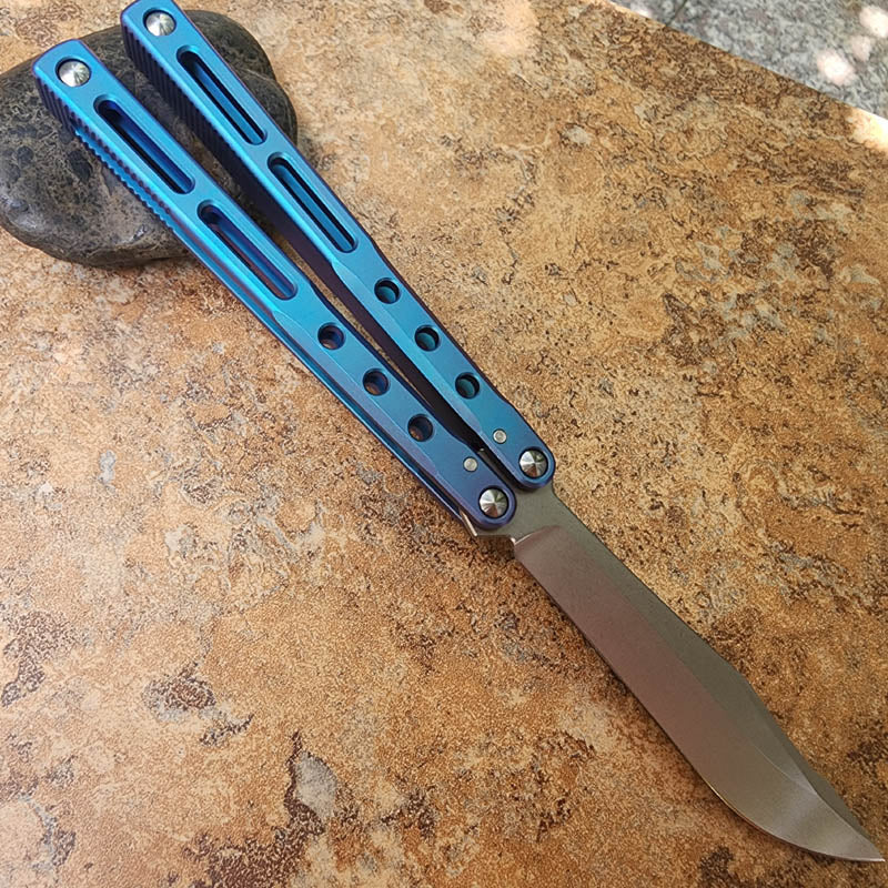 Theone Regime Balisong Clone Titanium Handle