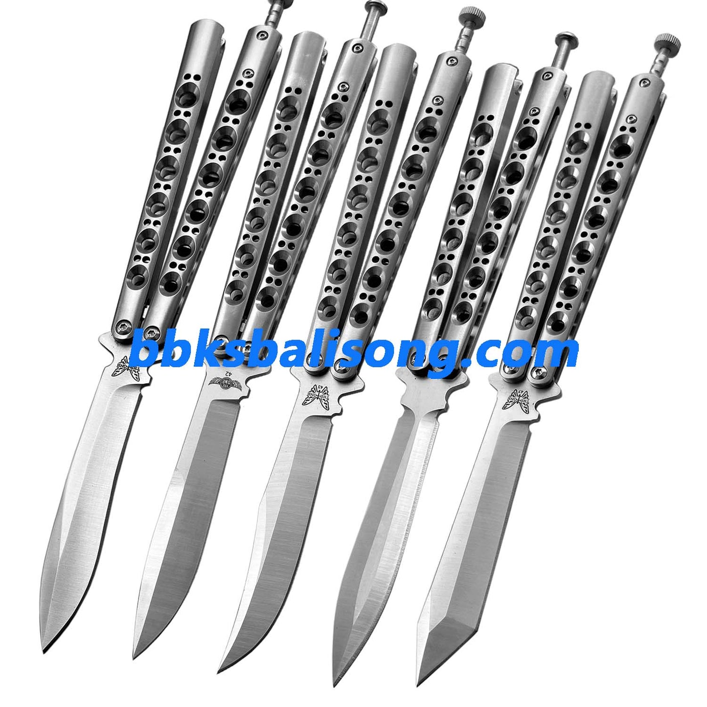Theone Ti BM42/BM43/BM46/BM47 Balisong Clone Titanium Handle