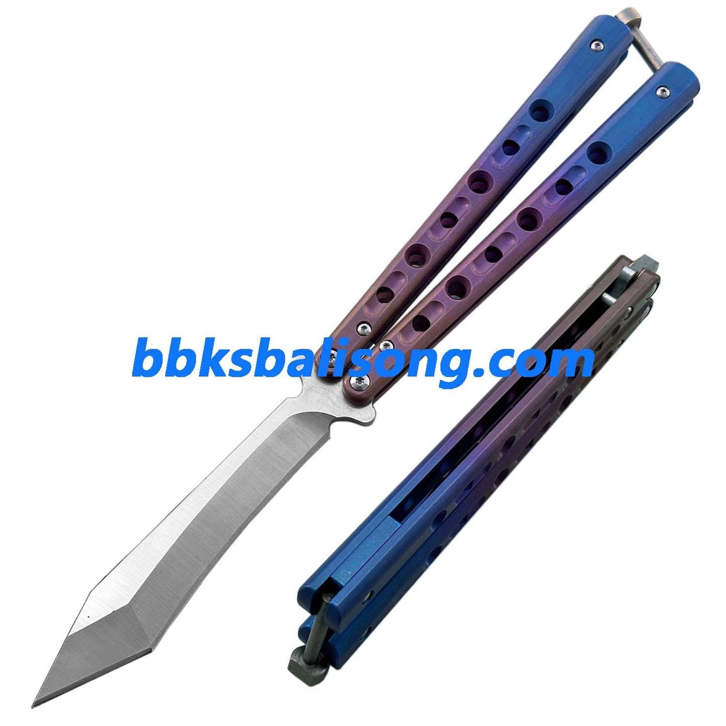 Theone Benchmade BM67 Balisong Clone Titanium Handle