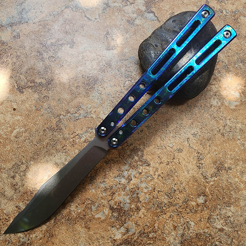 Theone Regime Balisong Clone Titanium Handle