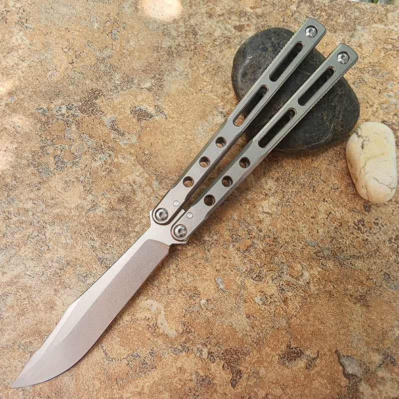 Theone Regime Balisong Clone Titanium Handle