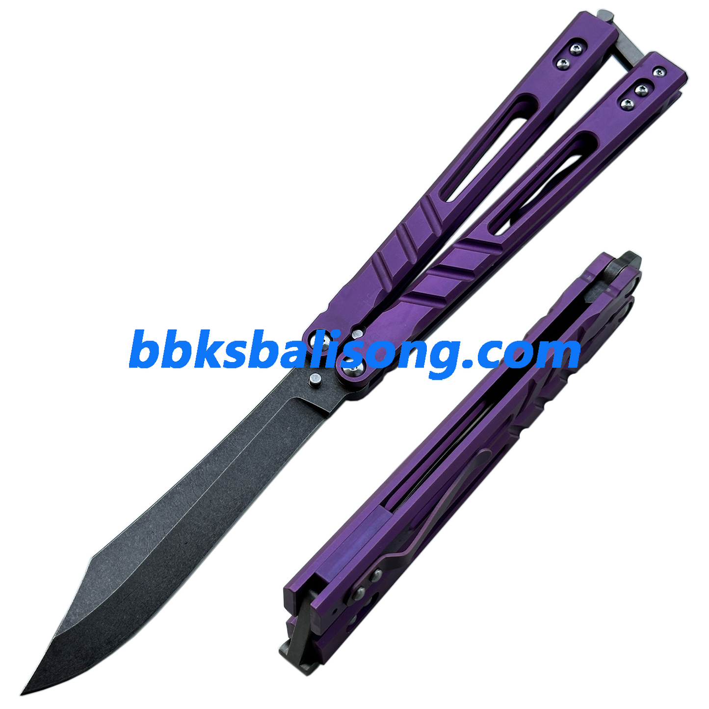 Theone Sandwich AB (Alpha Beast) Balisong Clone Titanium Handle