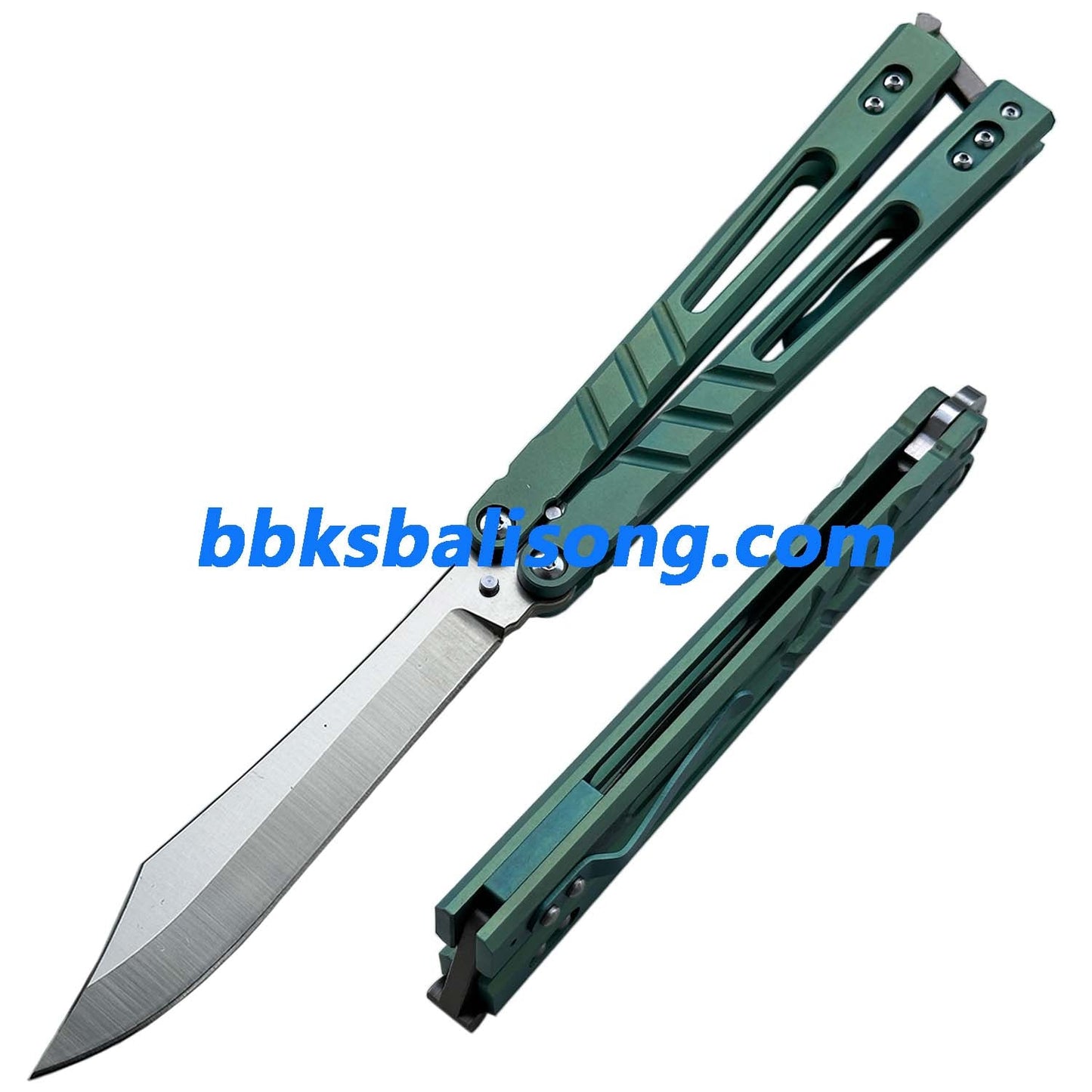 Theone Sandwich AB (Alpha Beast) Balisong Clone Titanium Handle