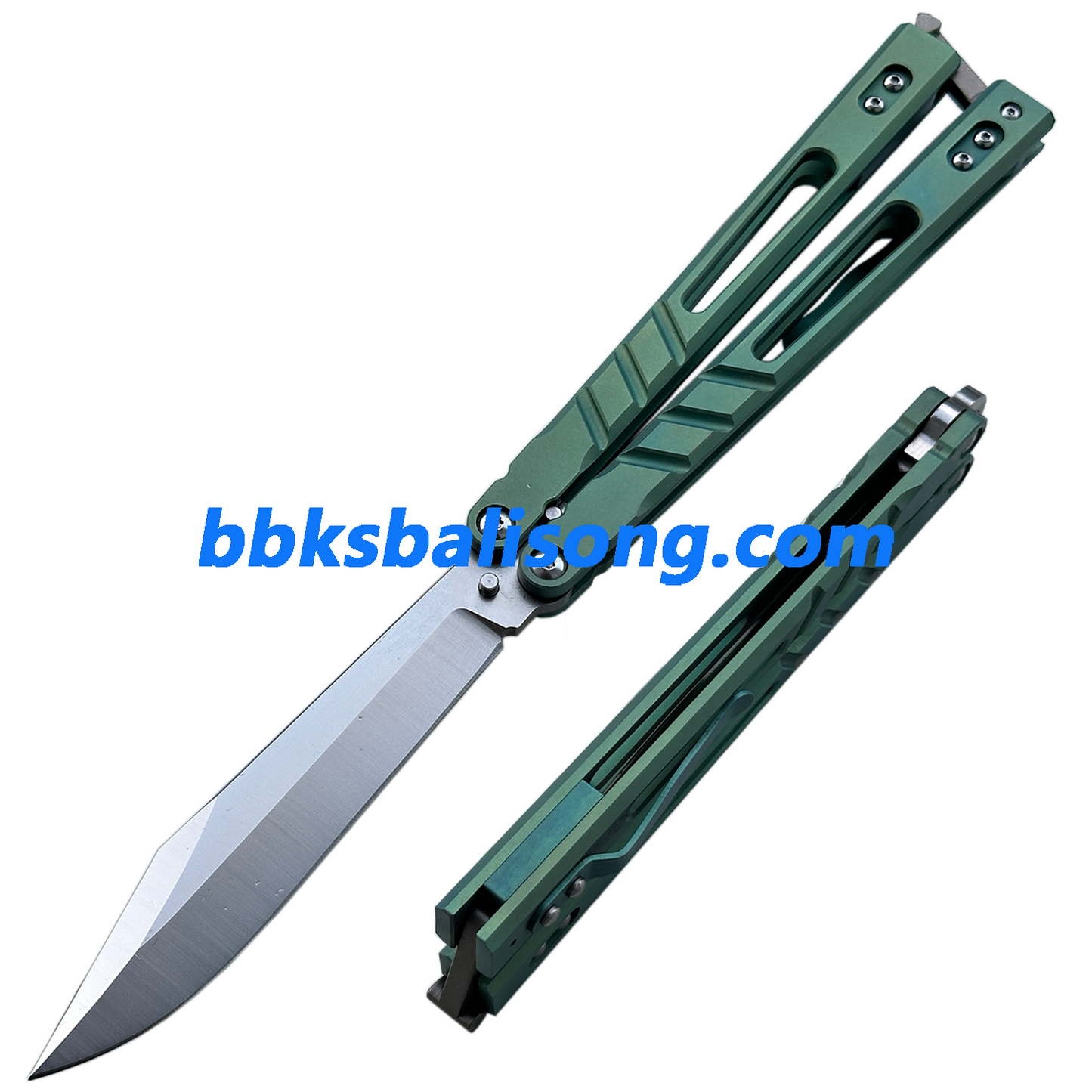 Theone Sandwich AB (Alpha Beast) Balisong Clone Titanium Handle