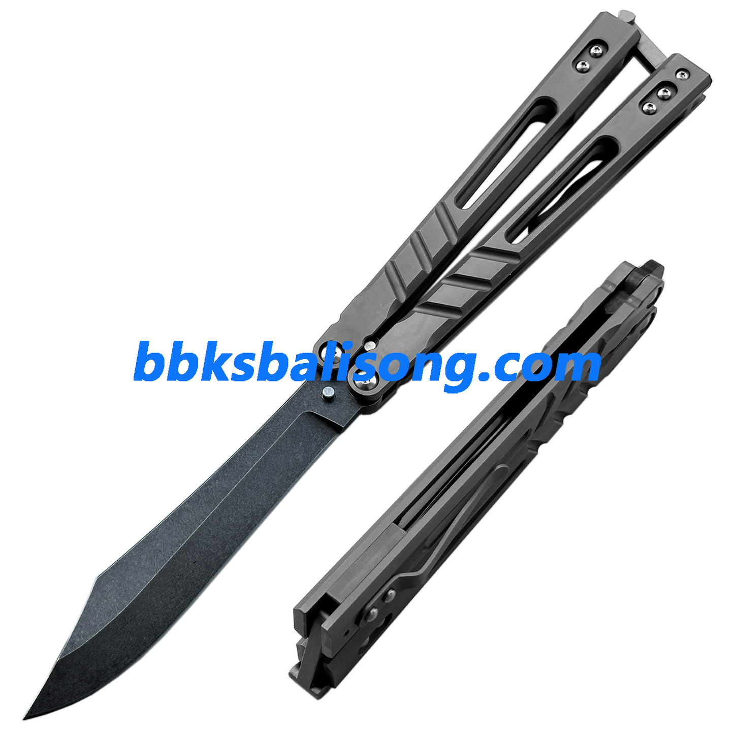 Theone Sandwich AB (Alpha Beast) Balisong Clone Titanium Handle