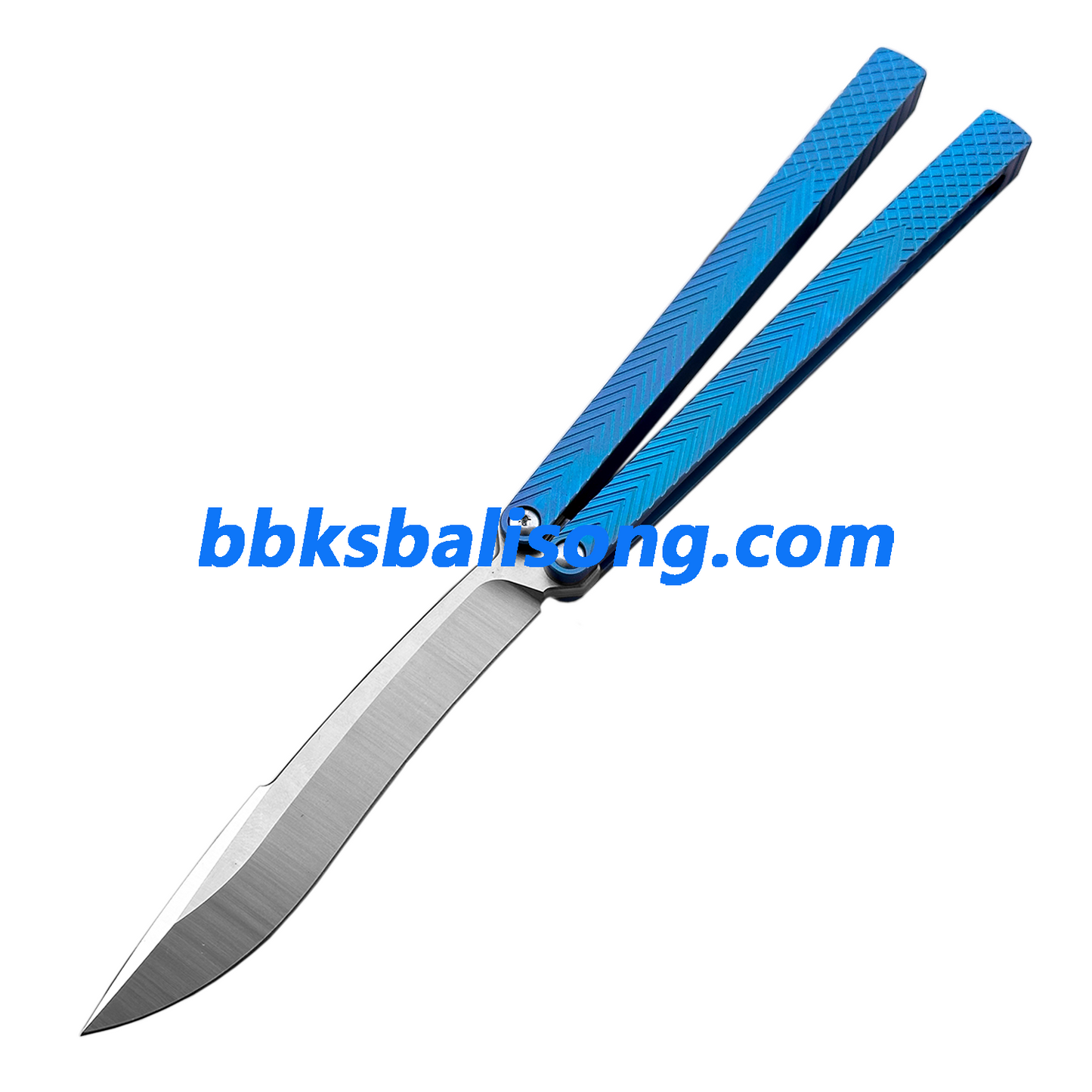 Theone Serif Balisong Clone Titanium Handle