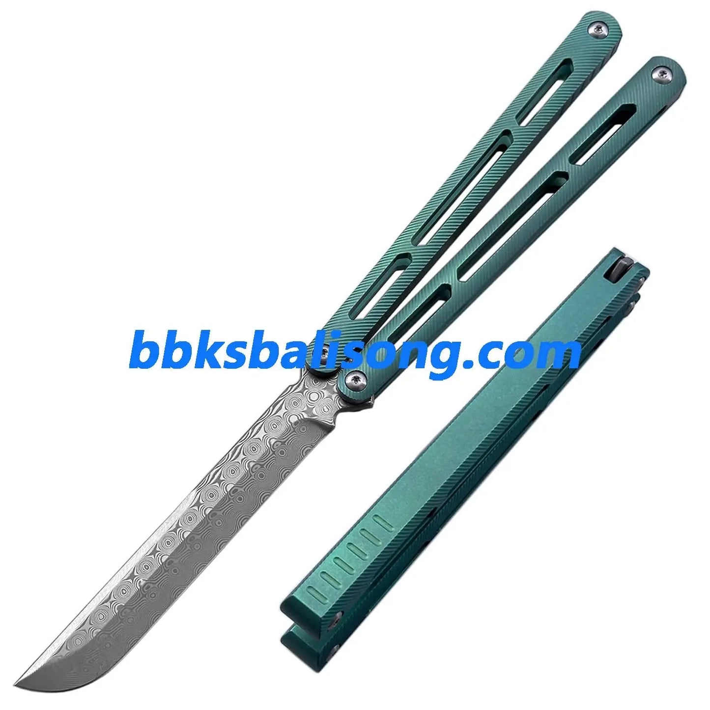 Theone Tsunami Balisong Clone Titanium Channel Handle BBKSbalisong