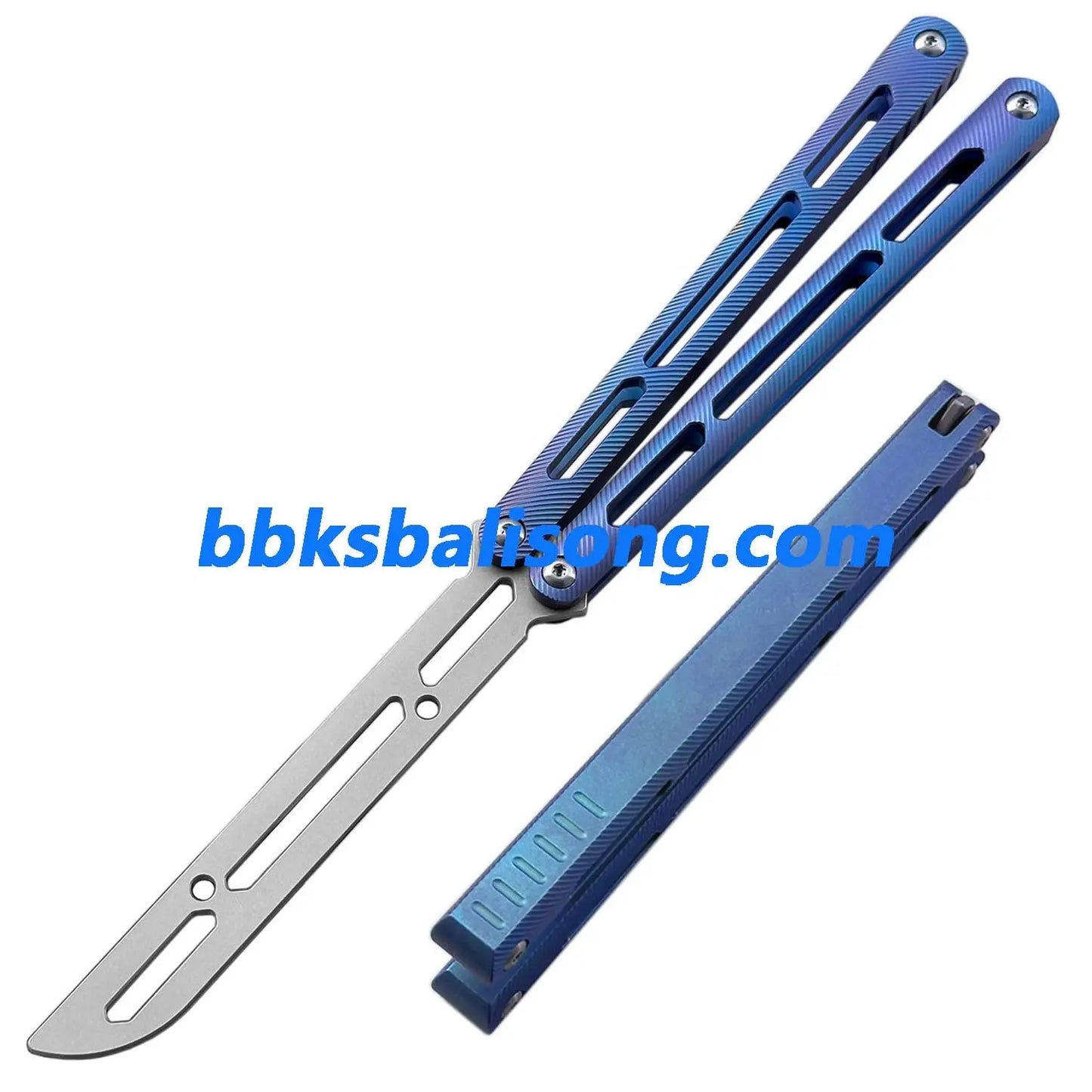 Theone Tsunami Balisong Clone Titanium Channel Handle BBKSbalisong