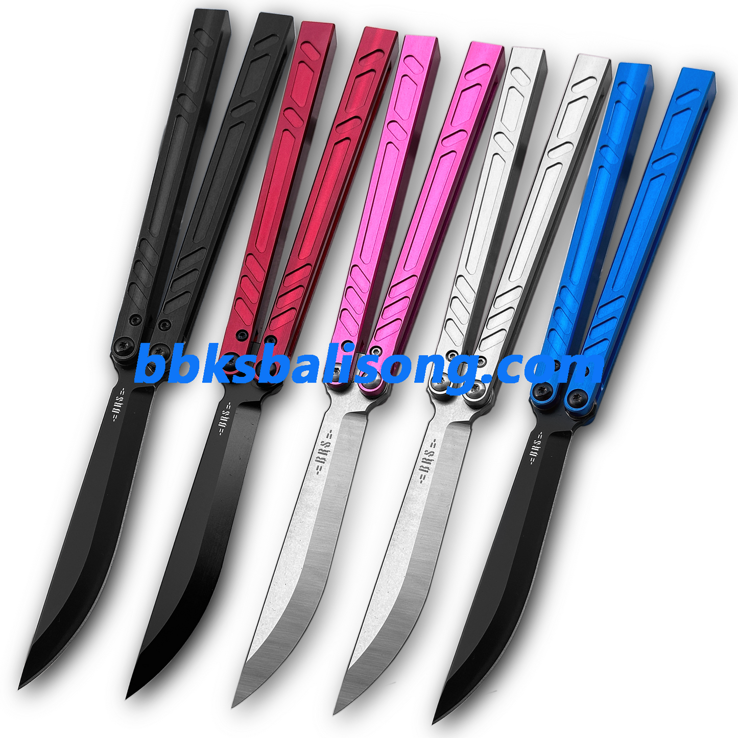 Titus Barebones Balisong Clone 7075 Aluminum Bushings System