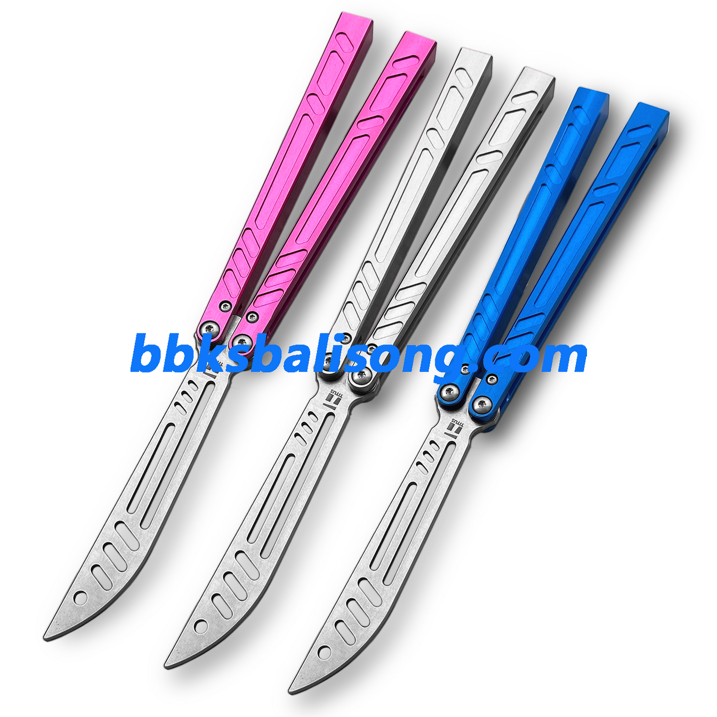 Titus Barebones Balisong Clone 7075 Aluminum Bushings System
