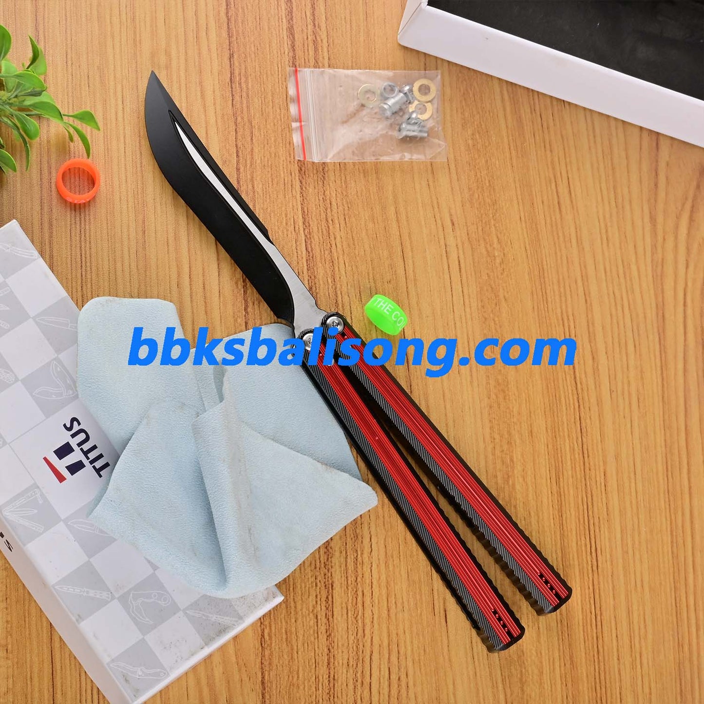 Titus Corvus Balisong Clone 7075 Aluminum Bushings System