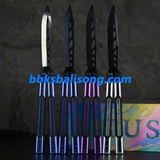 Titus Cygnus Balisong Clone G10+7075 Aluminum