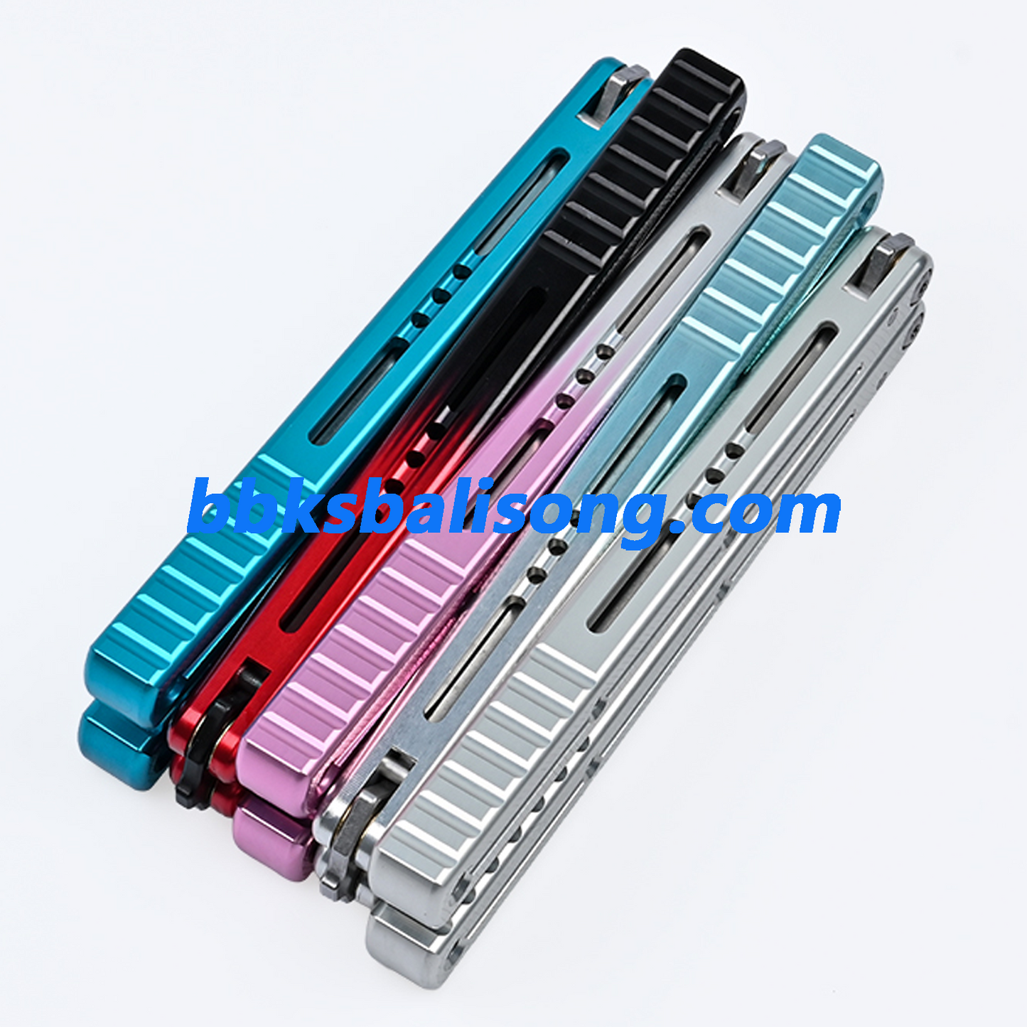Titus Flow Channel Kraken V3 Balisong Clone 7075 Alunium Glossy Handle