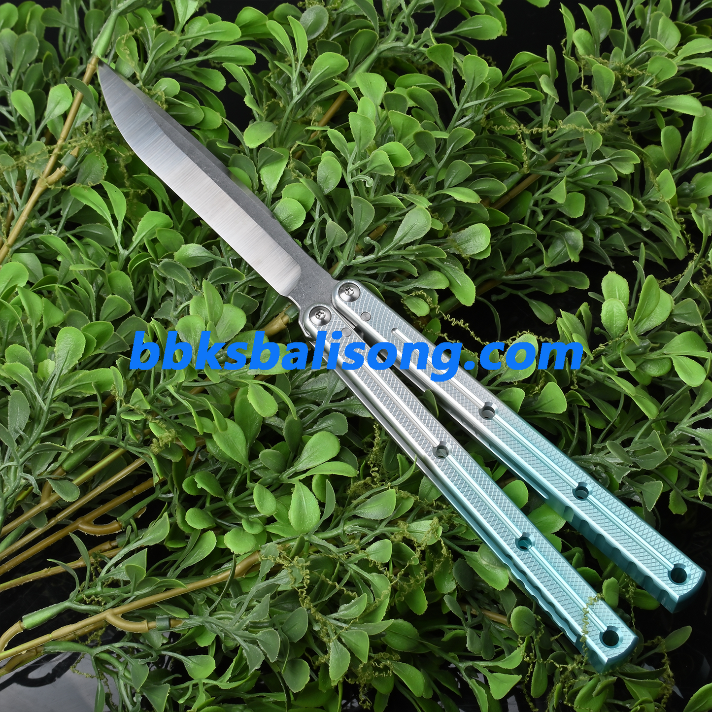 Titus Flow Channel Kraken V3 Balisong Clone 7075 Alunium Glossy Handle