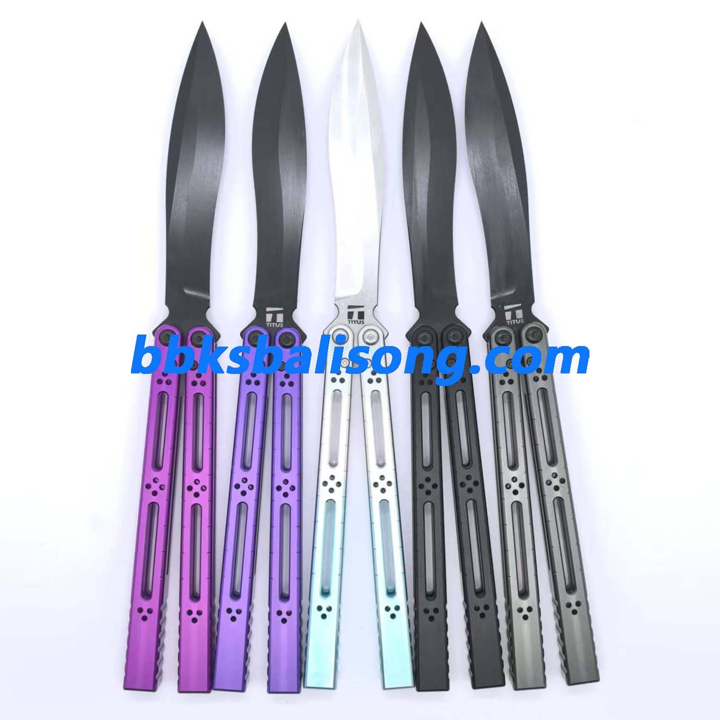 Titus HOM Basilisk Balisong Clone 7075 Aluminum